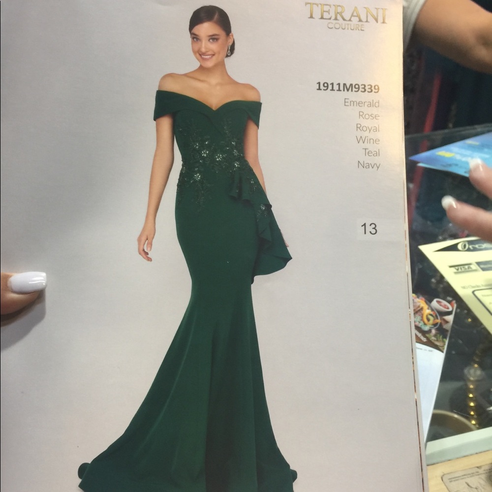 Terani couture evening gown